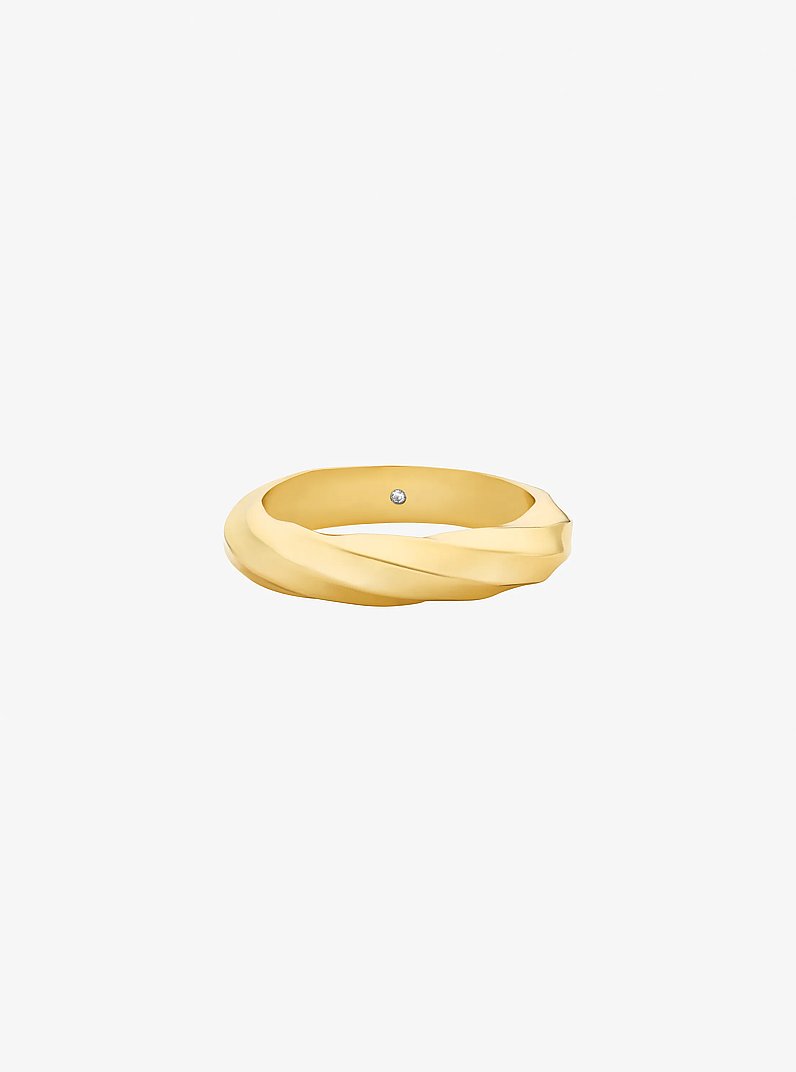 Bague torsad&eacute;e in OR | Michael Kors