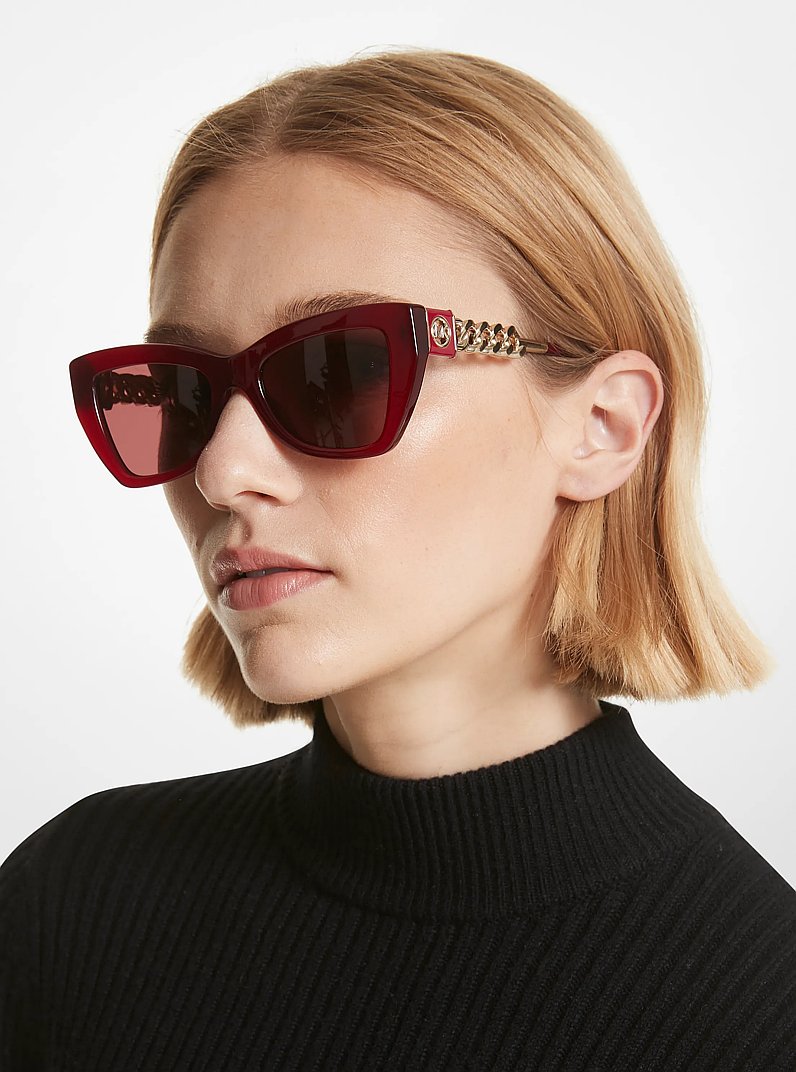 Montecito Sunglasses in CRIMSON | Michael Kors
