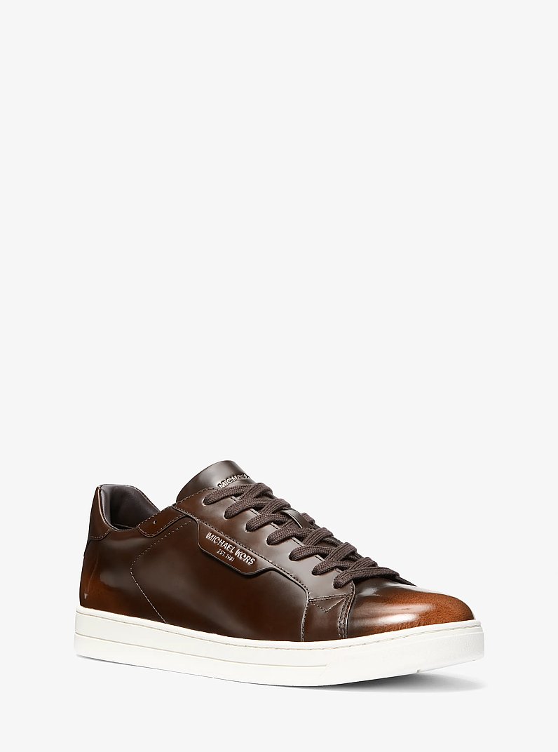 Espadrille Keating en cuir bruni in LUGGAGE | Michael Kors