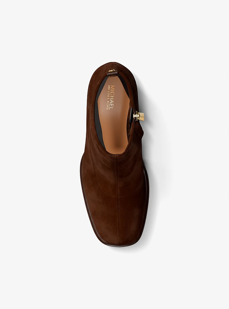 Vienna Polyester Microsuede Boot in NUTMEG | Michael Kors
