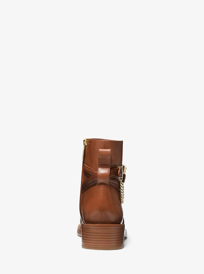 Hamilton Embellished Leather Ankle Boot