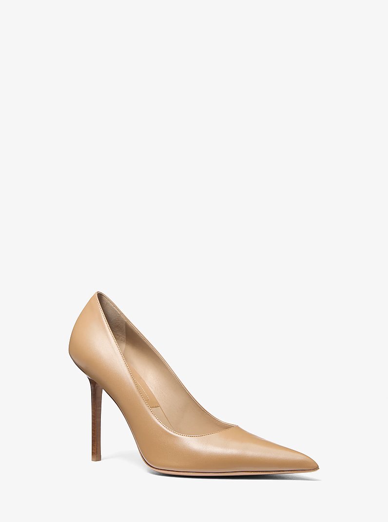 Winona Leather Pump in CAPPUCCINO | Michael Kors