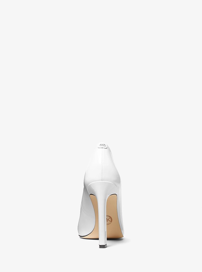 Amara Patent Leather Pump in OPTIC WHITE | Michael Kors
