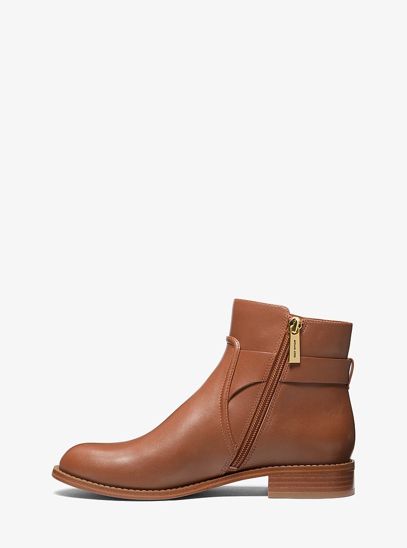 Carmen Leather Ankle Boot in LUGGAGE | Michael Kors