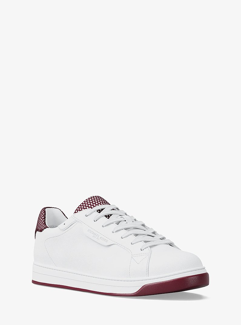 Keating Leather Sneaker in MULBERRY | Michael Kors