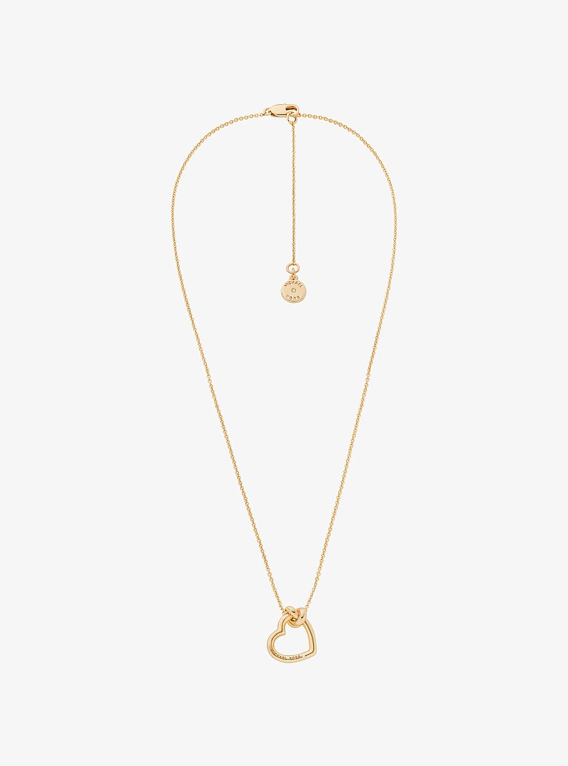 Knotted Heart Necklace in GOLD | Michael Kors
