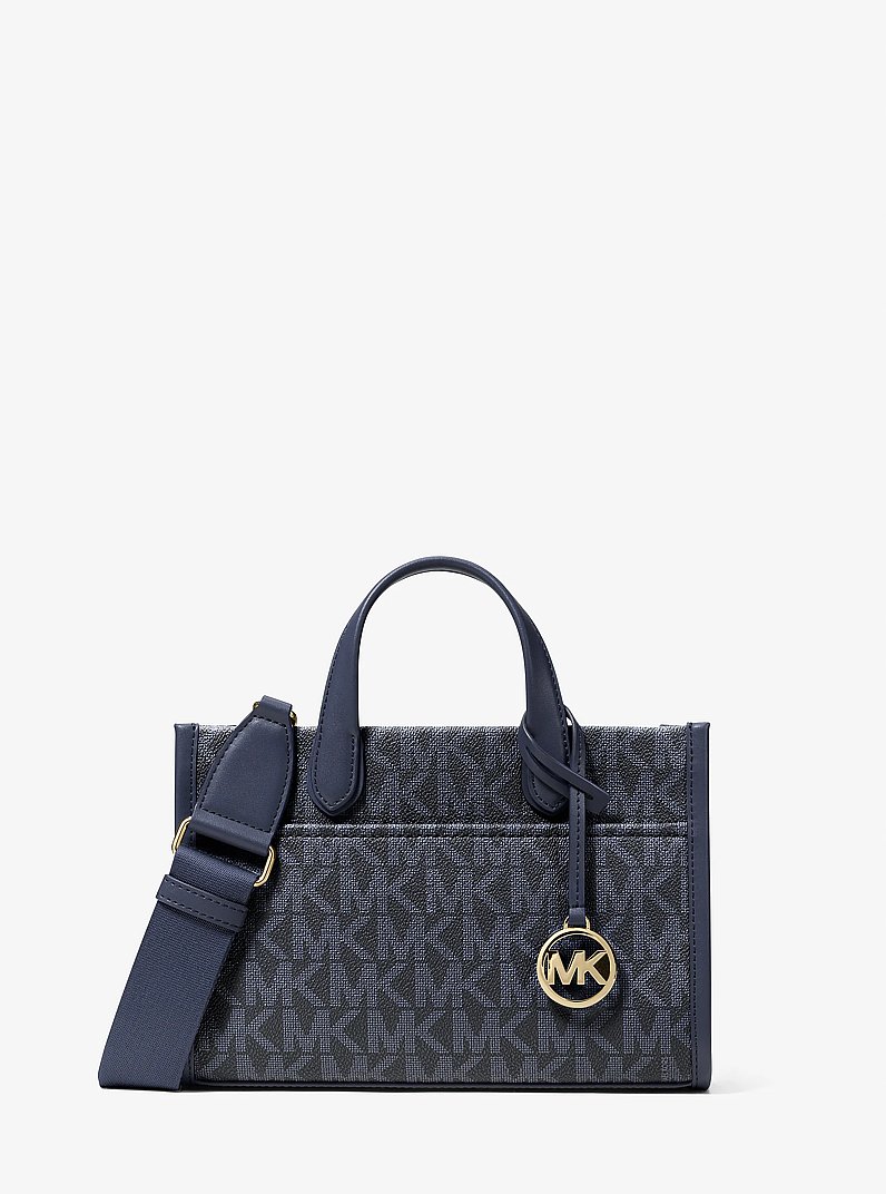 Petite besace Gigi &agrave; logo Signature in BLEU AMIRAL | Michael Kors