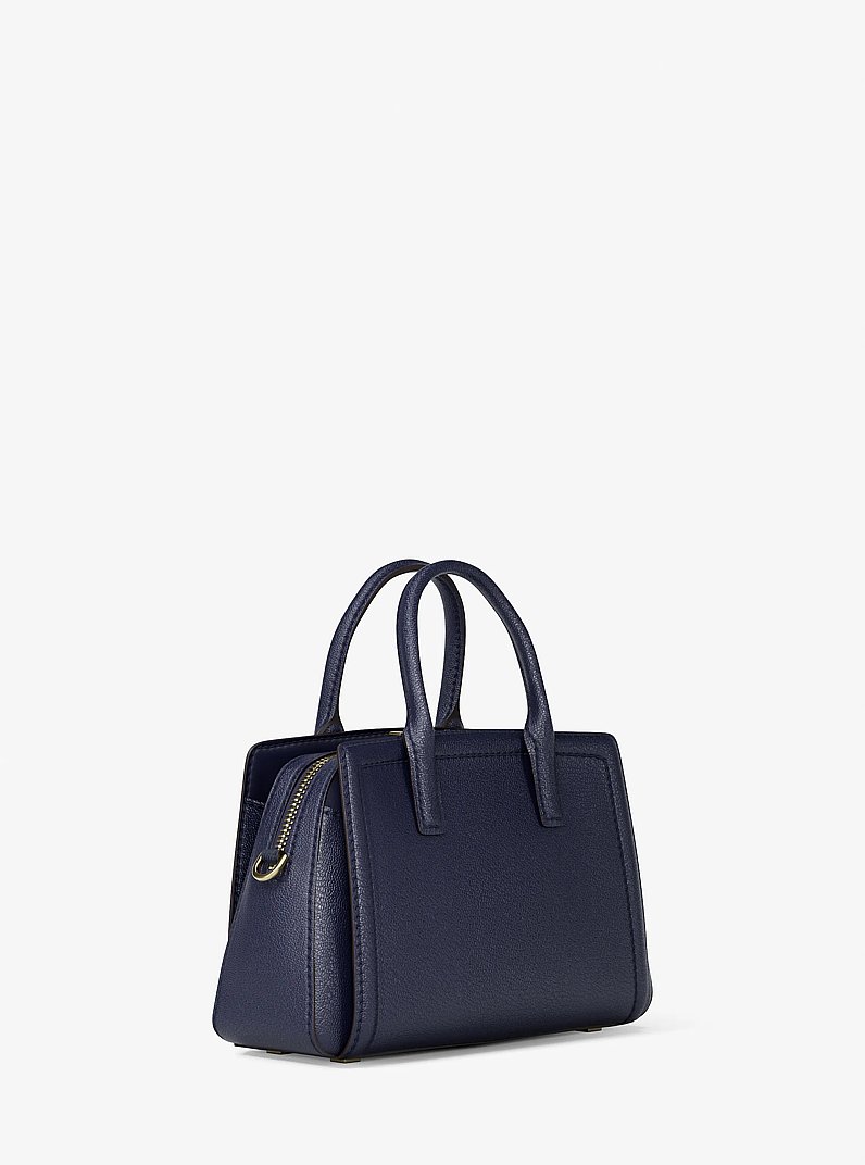 Laila Extra-Small Leather Crossbody Bag in DRESS BLUES | Michael Kors