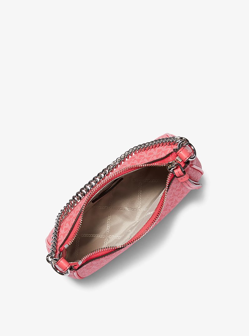 Pochette Jet Set Charm peque&ntilde;o con logotipo in GERANIO | Michael Kors
