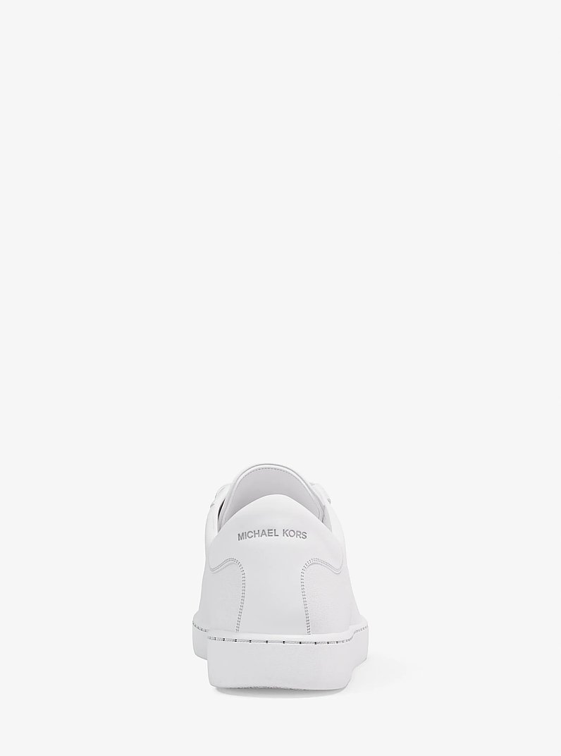 Reign Leather Sneaker in OPTIC WHITE | Michael Kors