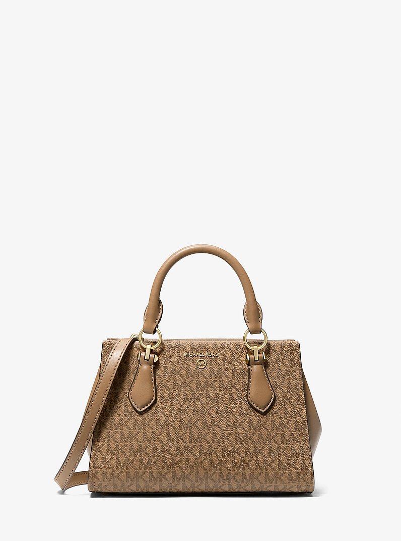 Marilyn Small Logo Crossbody Bag in HUSK | Michael Kors
