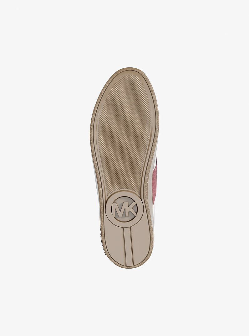 Kaycee Signature Logo Stripe Sneaker in ROSEWOOD | Michael Kors