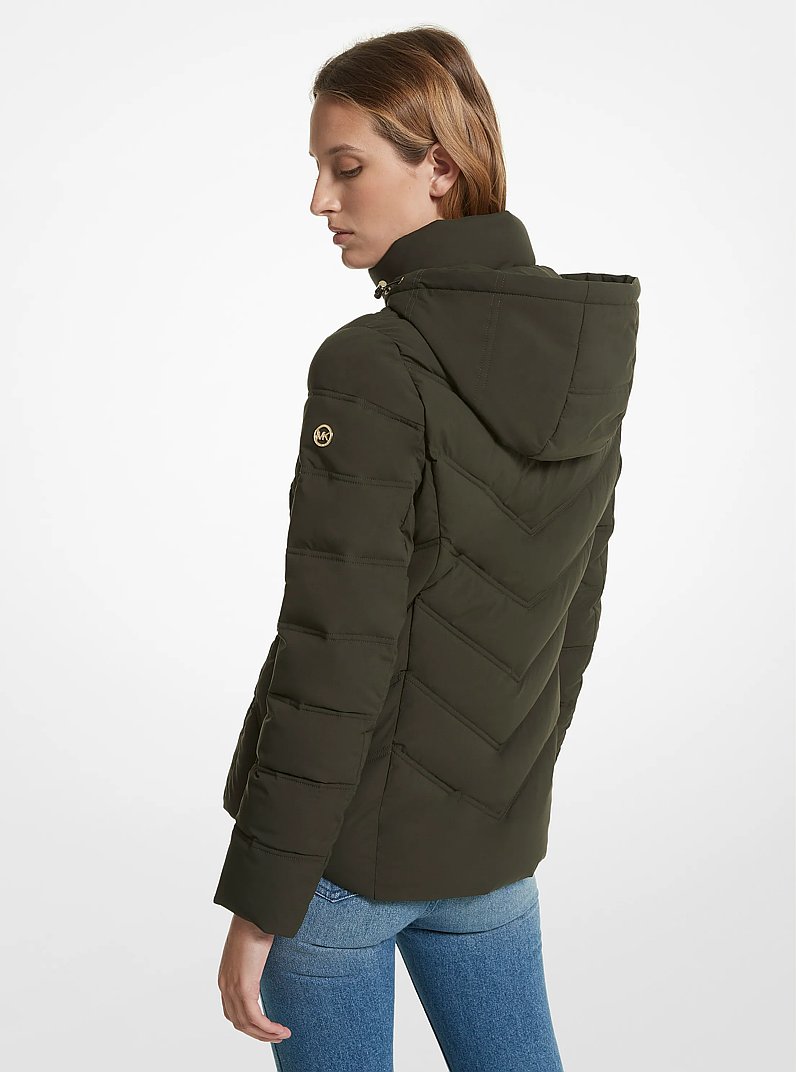 Packable Quilted Puffer Jacket in OLIVE | Michael Kors