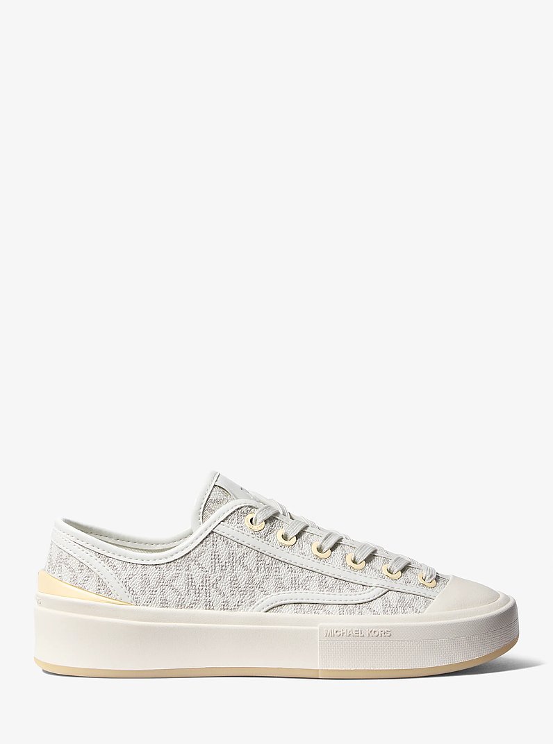 Jude Signature Logo Sneaker in VANILLA | Michael Kors