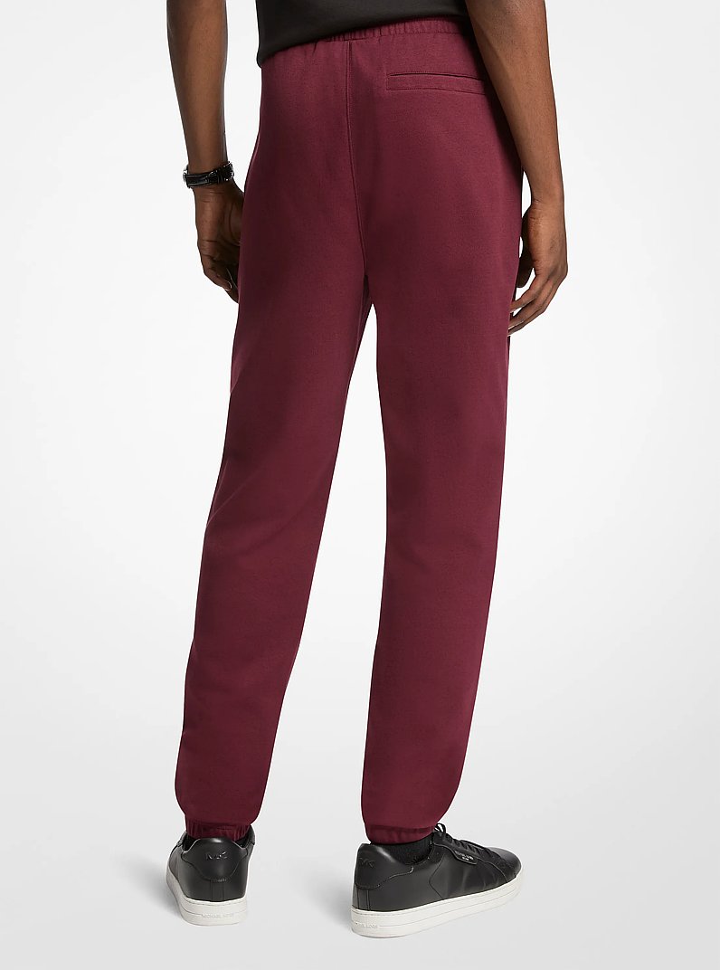 Cotton Blend Jogger in OXBLOOD | Michael Kors