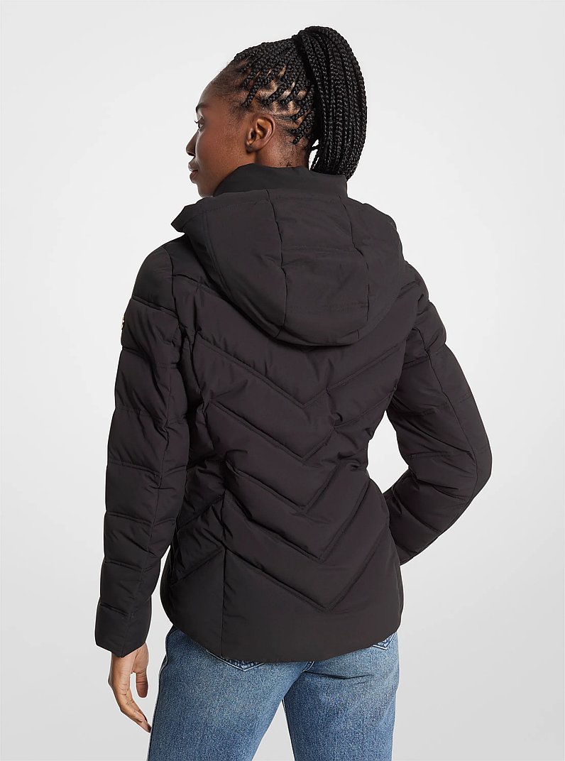 Packable Quilted Puffer Jacket in BLACK | Michael Kors