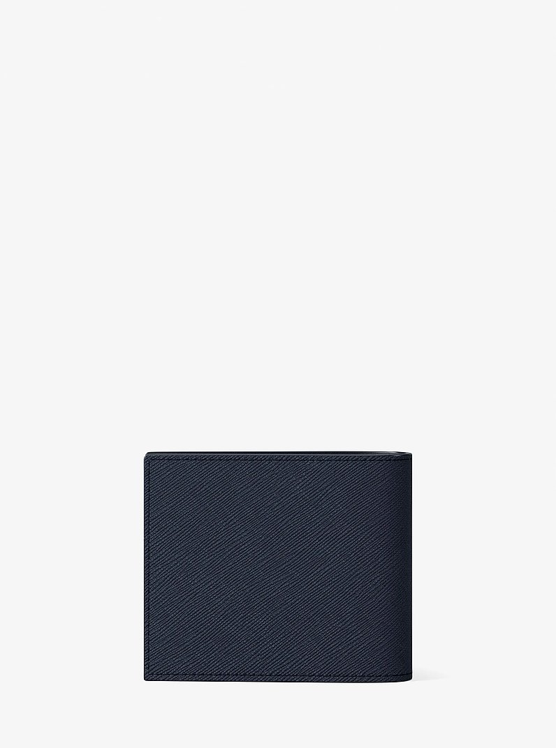 Cooper Leather Billfold Wallet in NAVY | Michael Kors