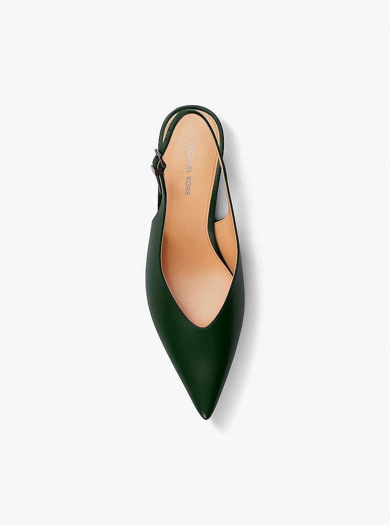 Escarpin &agrave; bride arri&egrave;re Tonya en cuir in MOUSSE | Michael Kors