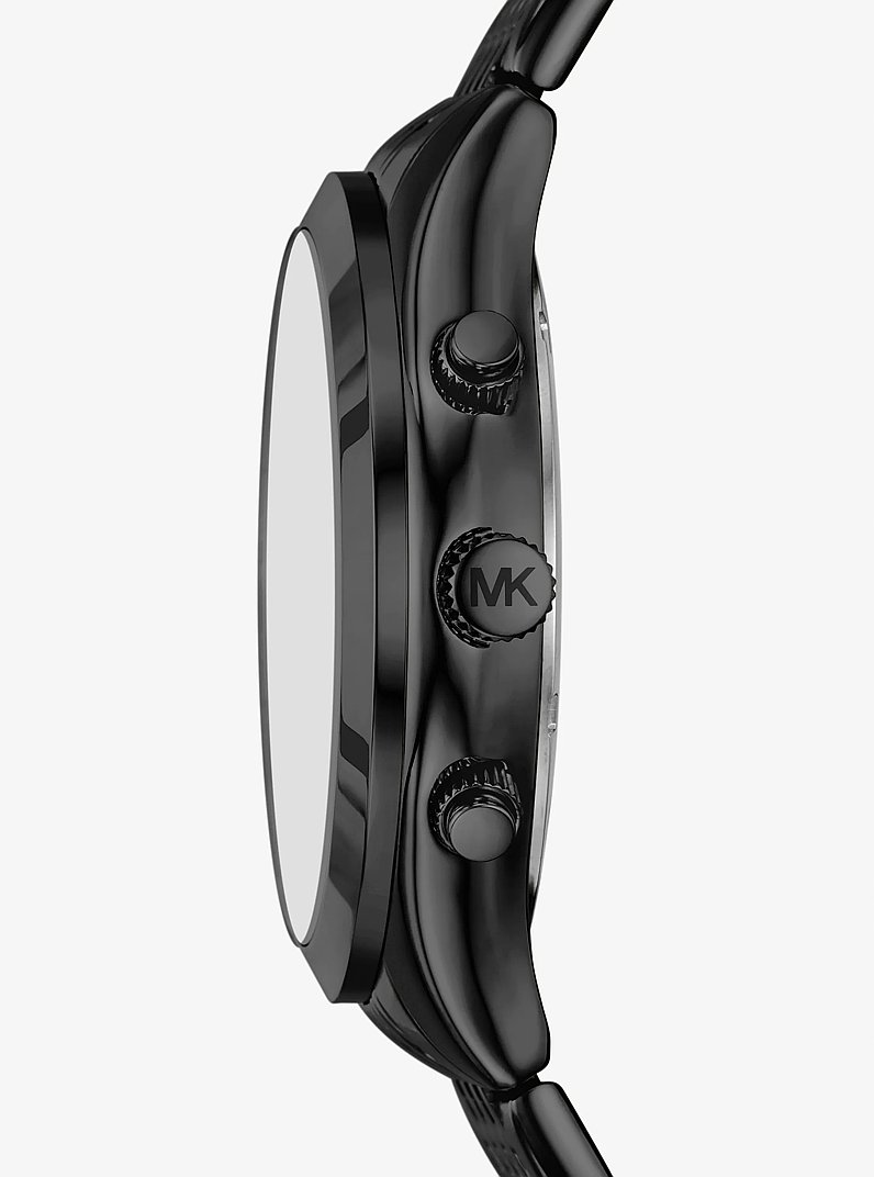 Montre Aspyn surdimensionn&eacute;e de ton noir in NOIR | Michael Kors