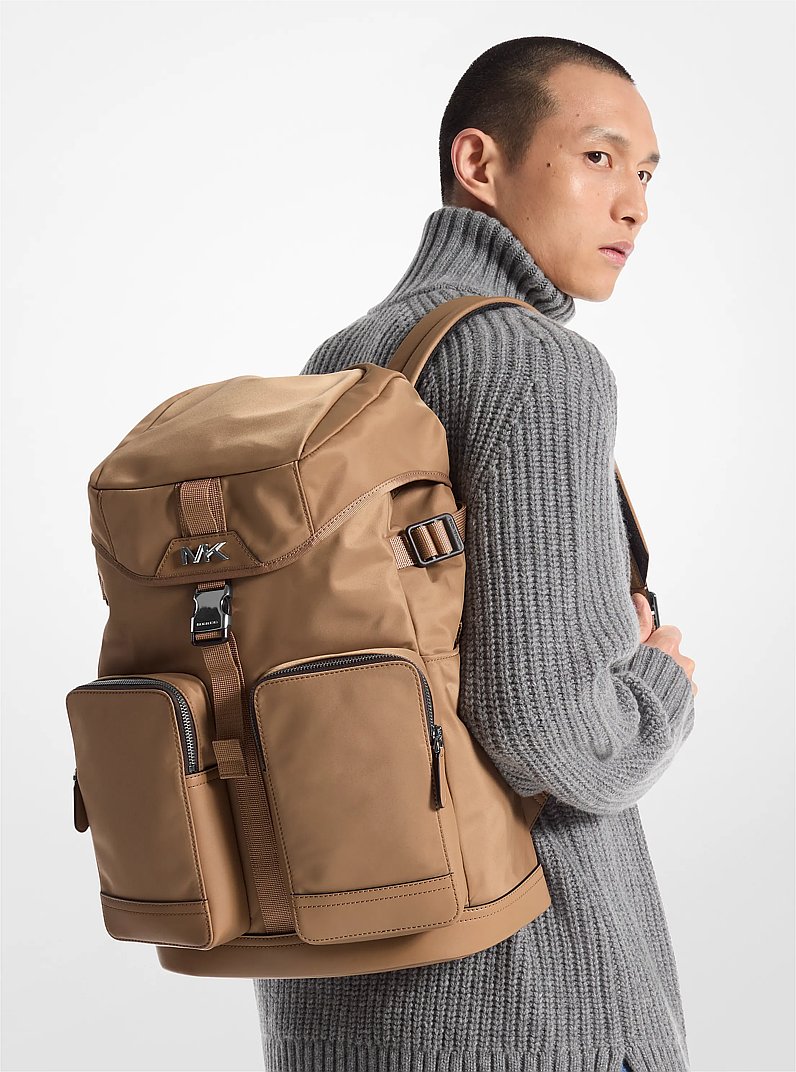 Sac &agrave; dos cargo Brooklyn en nylon recycl&eacute;