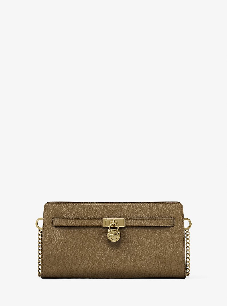 Hamilton Moderne Extra-Small Leather Convertible Crossbody Bag in LODEN | Michael Kors