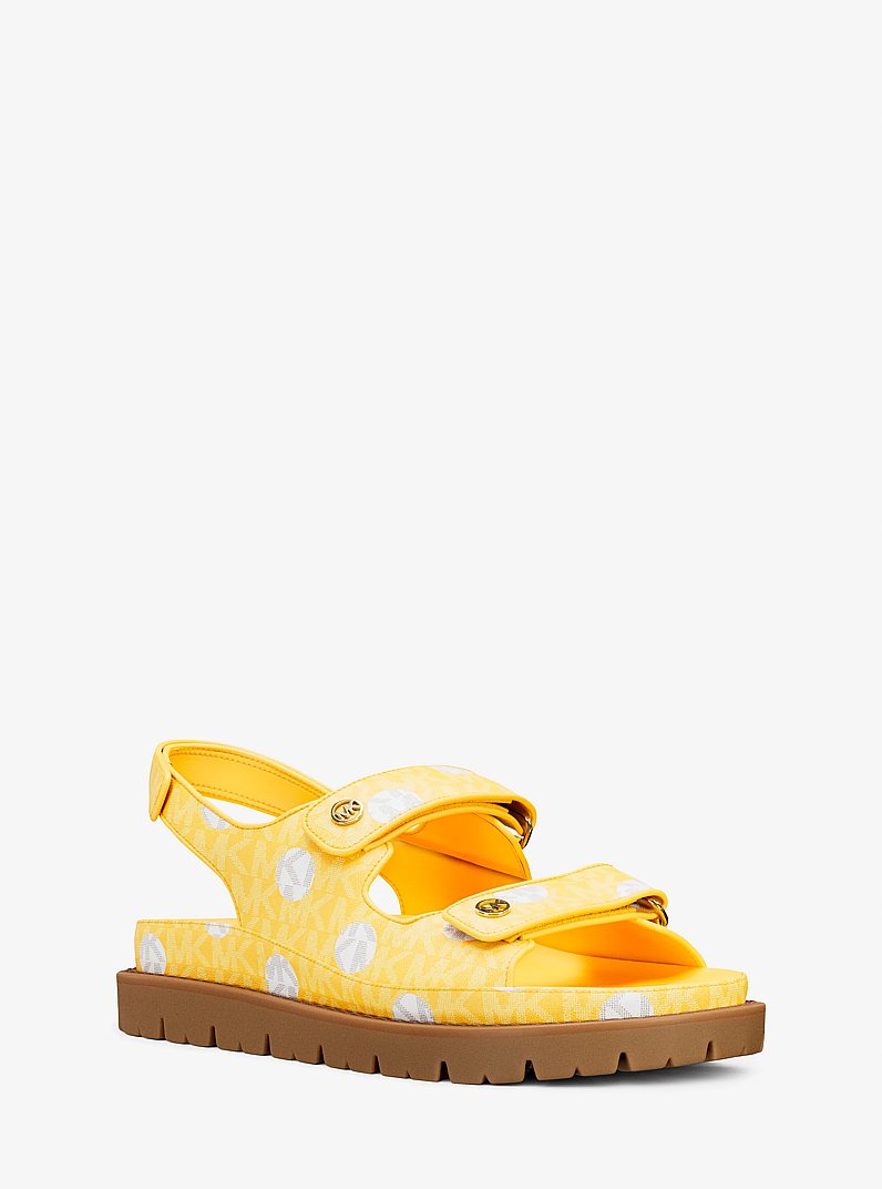 Holland Polka Dot Signature Logo Sandal in DAISY YELLOW - Sale