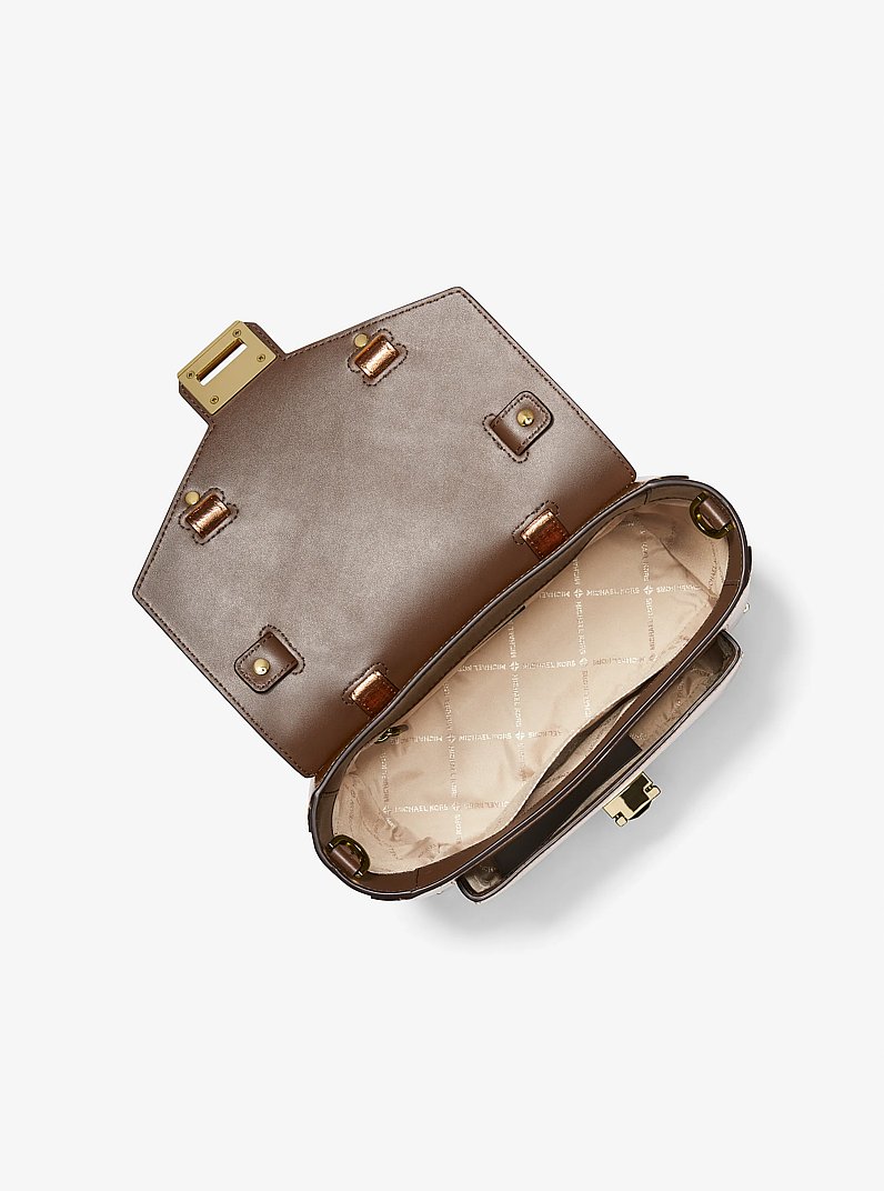 Manhattan Medium Patent Satchel