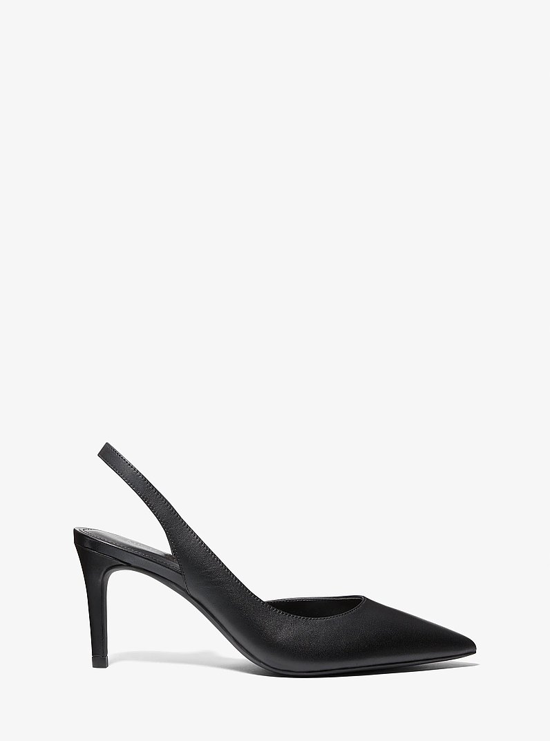 Alina Flex Leather Pump in BLACK | Michael Kors