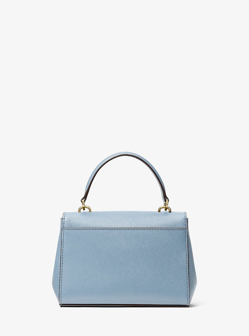 Ava Extra-Small Saffiano Leather Crossbody in CHAMBRAY | Michael Kors