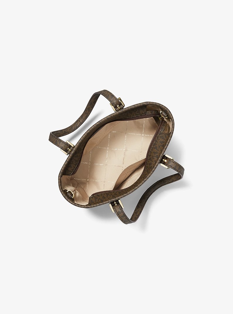 Jet Set Travel Extra-Small Top-Zip Tote Bag in MOCHA | Michael Kors