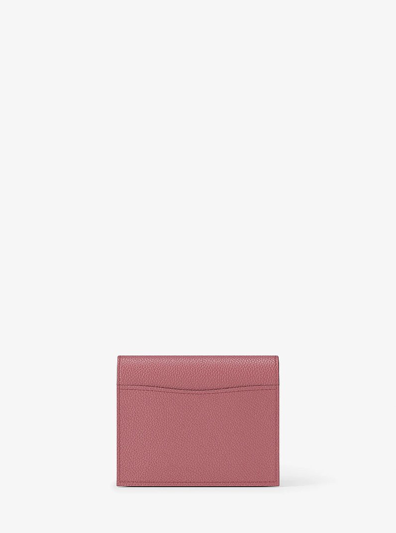 Hamilton Moderne Small Leather Wallet in ROSEWOOD | Michael Kors
