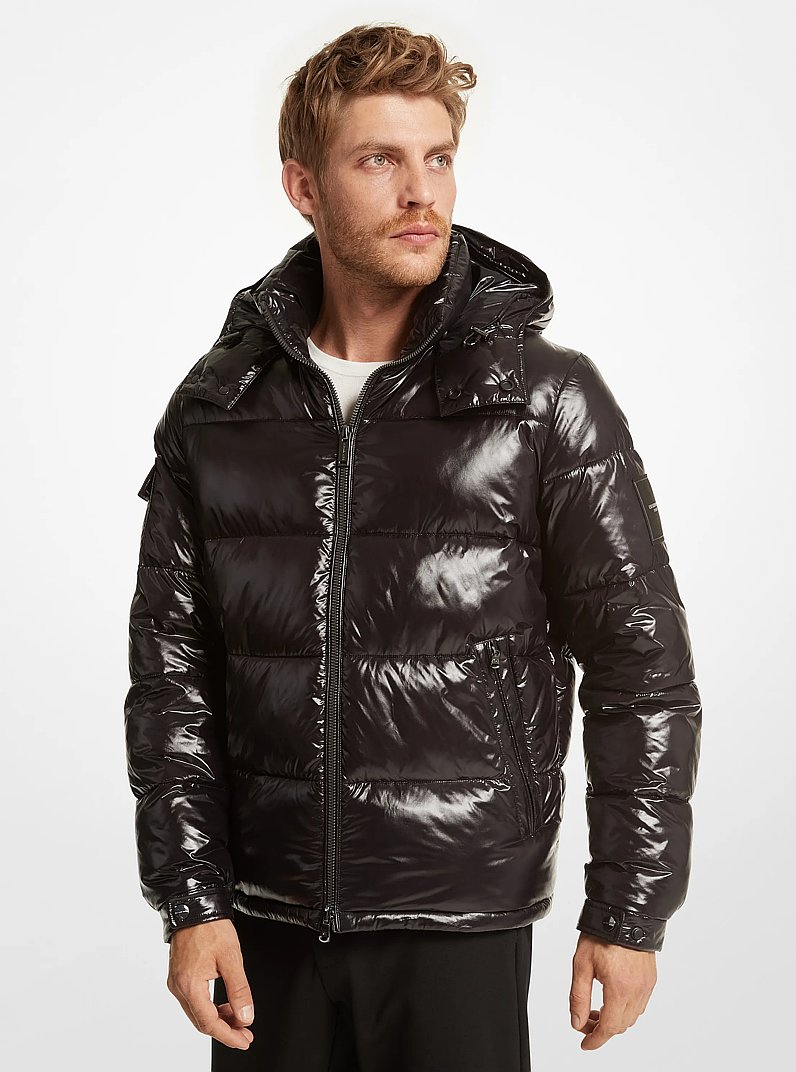 Northend Quilted Nylon Puffer Jacket in BLACK | Michael Kors