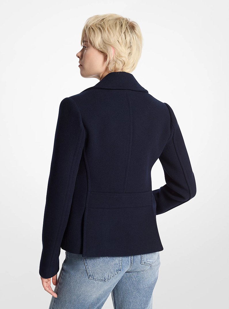 Wool Blend Peacoat