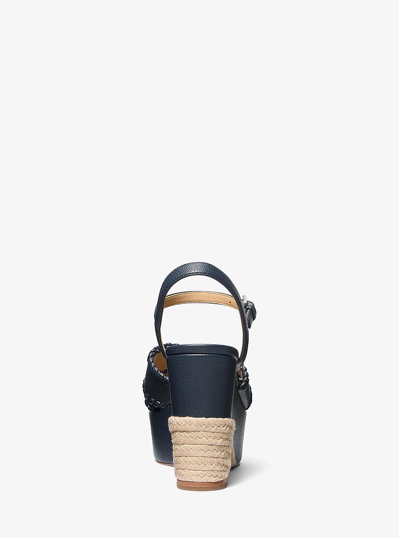 Sandale &agrave; plateforme Hannah in BLEU MARINE | Michael Kors