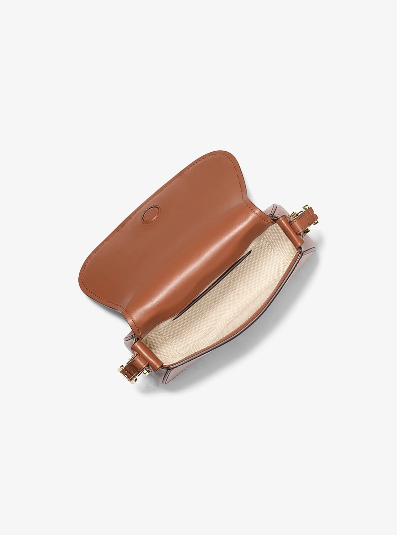 Umh&auml;ngetasche Lydia Small aus Leder in LUGGAGE | Michael Kors