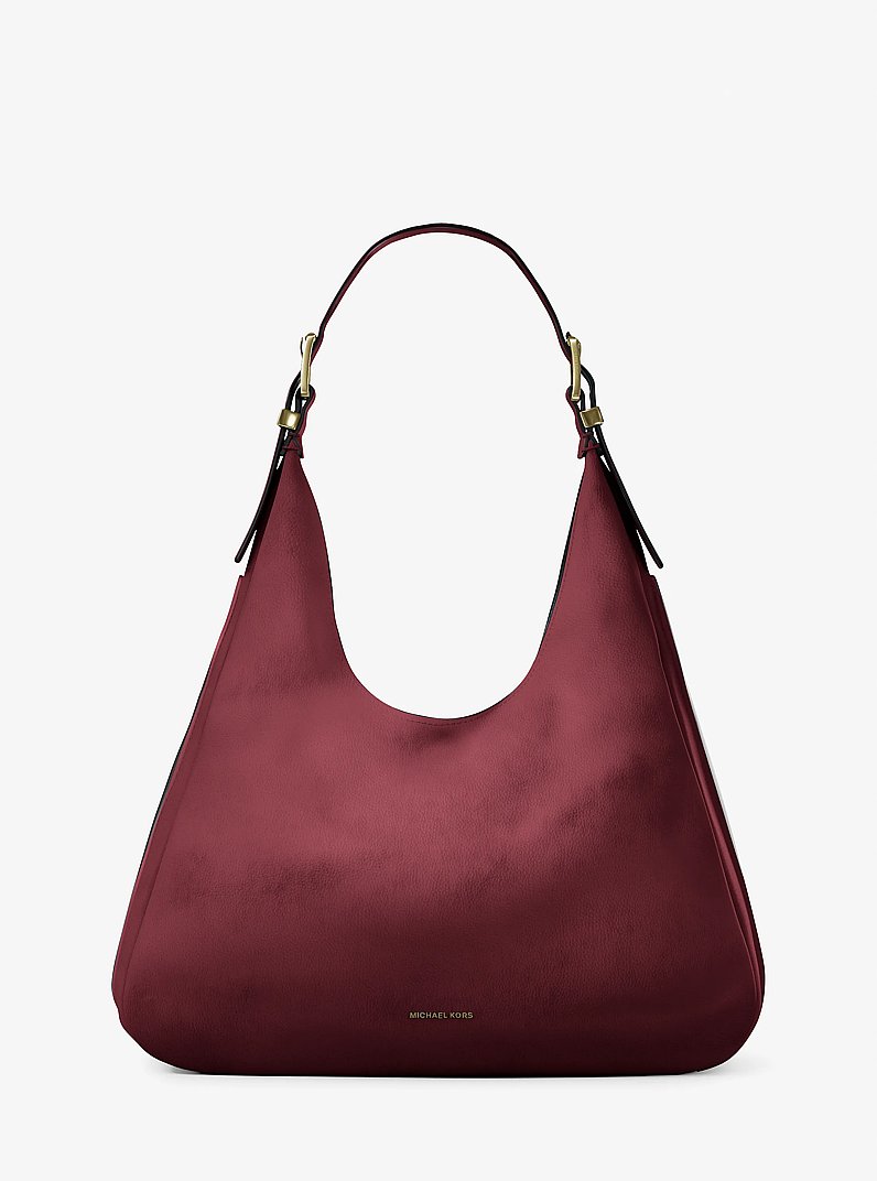 Nolita Large Nubuck Hobo Shoulder Bag