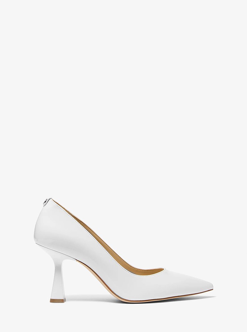 Amali Patent Pump in OPTIC WHITE | Michael Kors