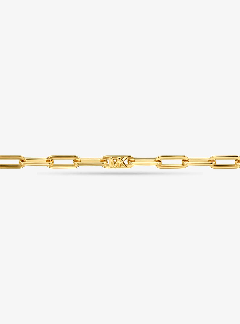 Gliederarmband aus Sterlingsilber mit Edelmetallbeschichtung in GOLDTON | Michael Kors