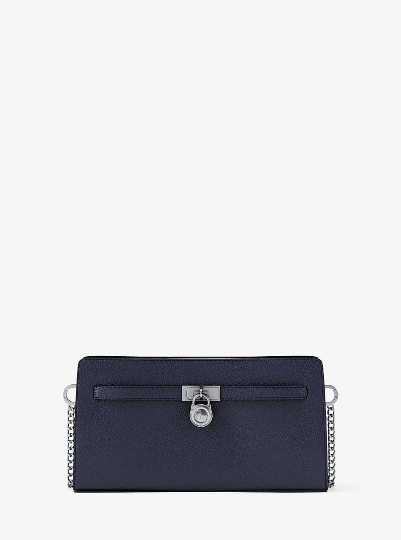 Wandelbare Umh&auml;ngetasche Hamilton Moderne Extra-Small aus Leder in BLAUGR&Uuml;NES KLEID | Michael Kors
