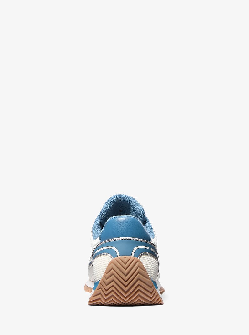 Zapatilla Byrdie de materiales mixtos in CHAMBRAY OSCURO MULTICOLOR | Michael Kors