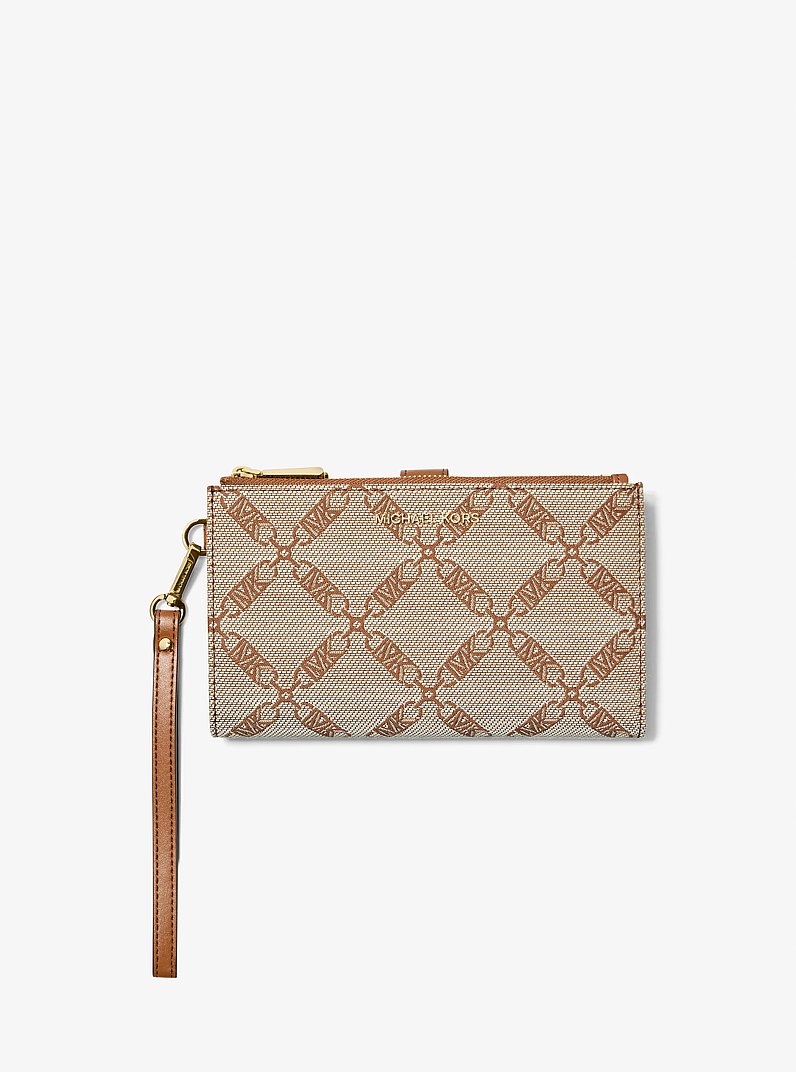 Smartphone-Brieftasche Adele aus Jacquard mit Empire-Logomuster