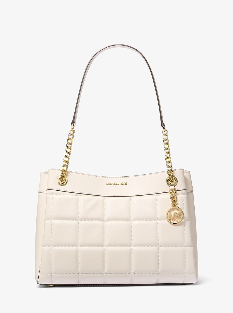 Susan Medium Quilted Leather Tote Bag