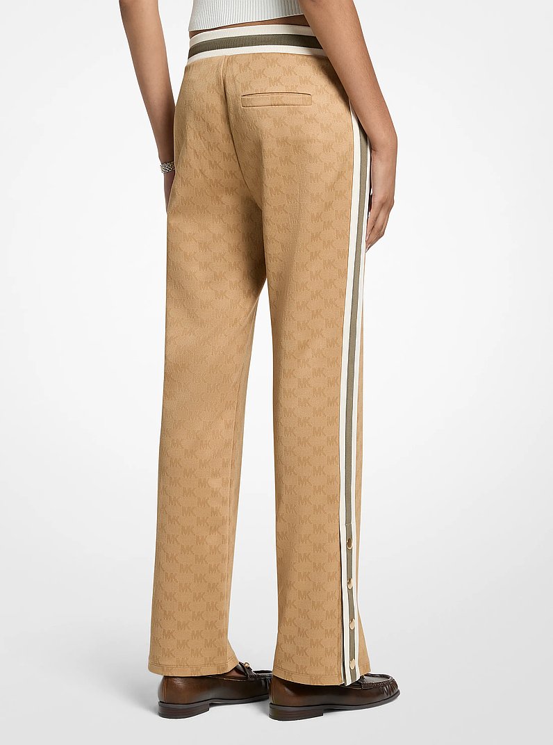 Logo Knit Track Pants in TOFFEE | Michael Kors