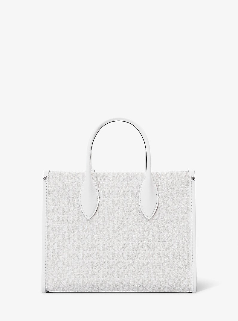 Mirella Small Signature Logo Crossbody Bag in OPTIC WHITE | Michael Kors