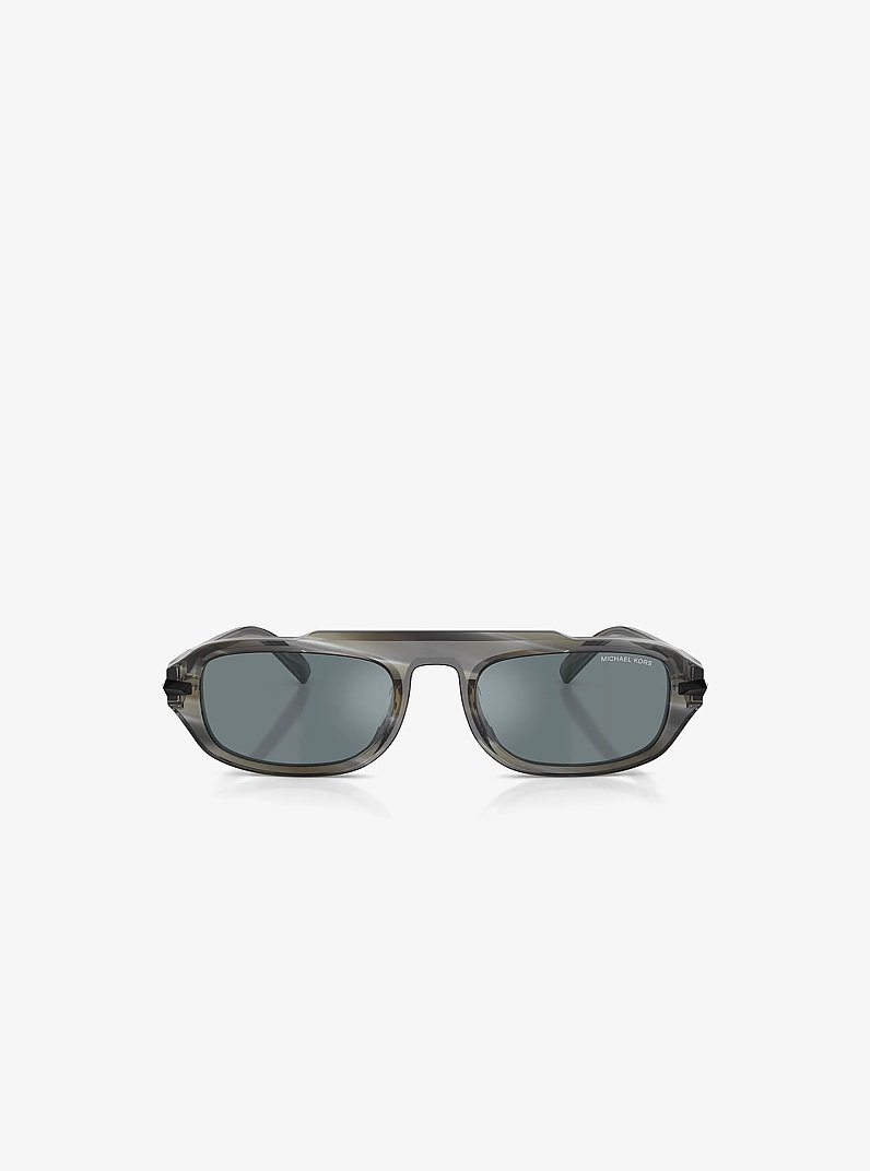 Lunettes de soleil Watch Hill in NOIR CORNE | Michael Kors