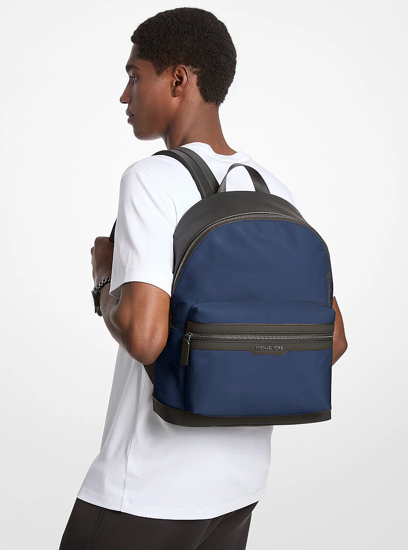 Lautner Nylon Dome Backpack in NAVY | Michael Kors