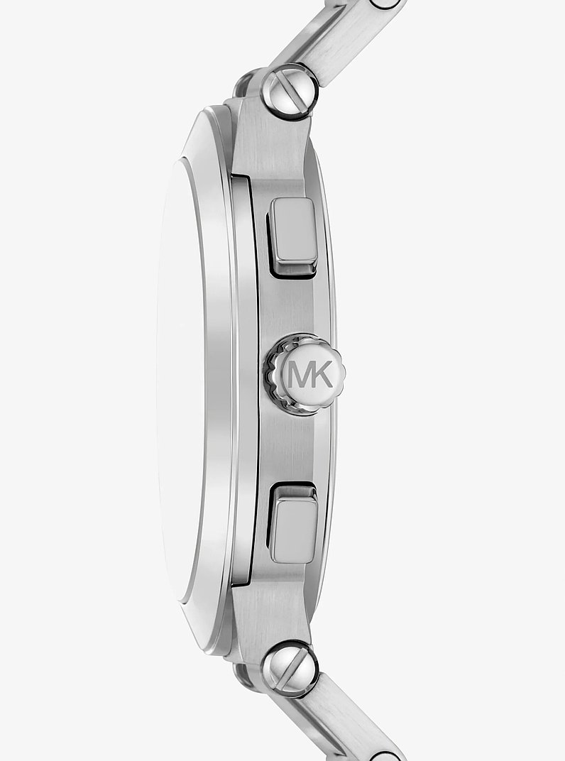 &Uuml;bergro&szlig;e Armbanduhr Billie und Armband im Silberton im Geschenkset in SILBERTON | Michael Kors