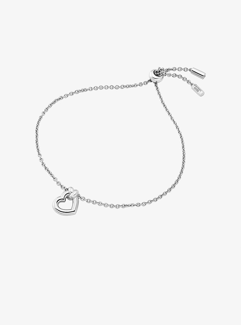 Knotted Heart Bracelet in SILVER | Michael Kors