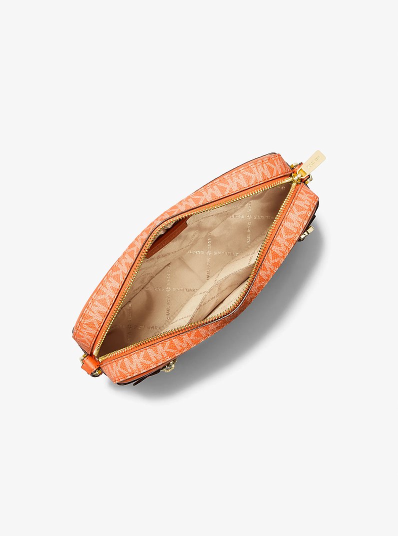 Jet Set Large Logo Crossbody Bag in POPPY | Michael Kors