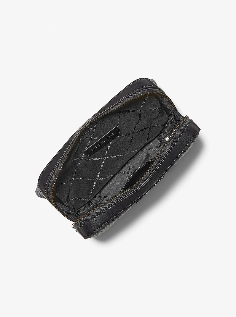 Cooper Signature Logo Belt Bag in ADMRL/PLBLUE | Michael Kors